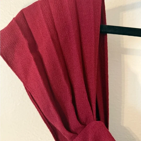 City Chic Deep Red jumpsuit - Picture 7 of 9